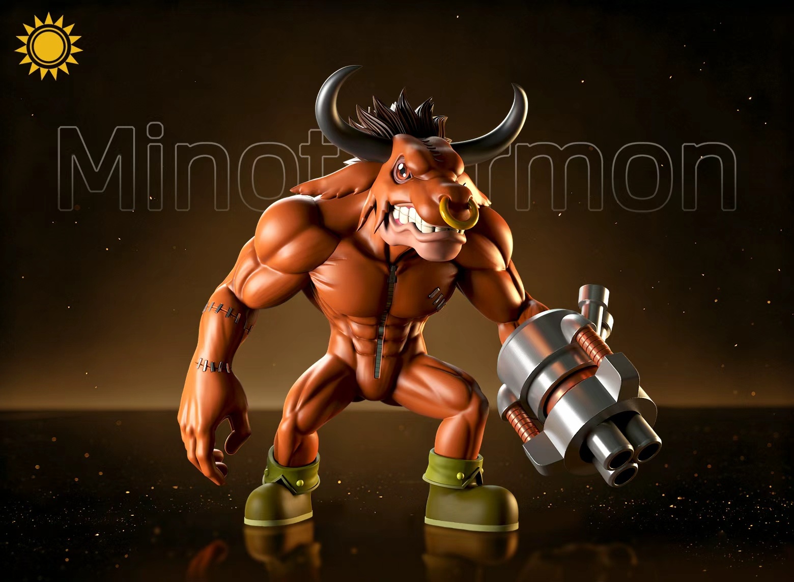 SUN TOYS STUDIO Digimon Minotarumon