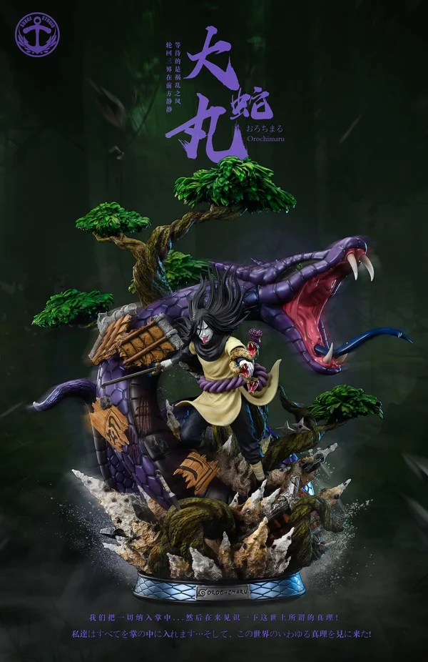 Surge Studio Naruto Orochimaru Resin PU Collectible Statue