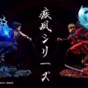 Surge Studio Naruto Sasuke Uchiha and Naruto Uzumaki Resin PU Collectible Statues