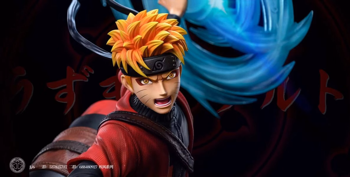 Surge Studio Naruto Sasuke Uchiha and Naruto Uzumaki Resin PU Collectible Statues