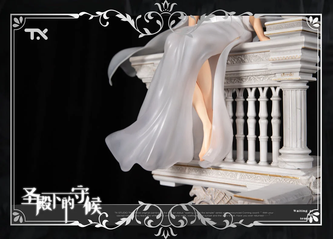 TX Studio Original Waiting at the Temple 14 Scale Licensed Resin PU Statue