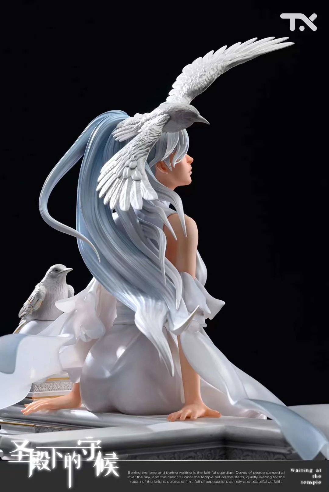 TX Studio Original Waiting at the Temple 14 Scale Licensed Resin PU Statue