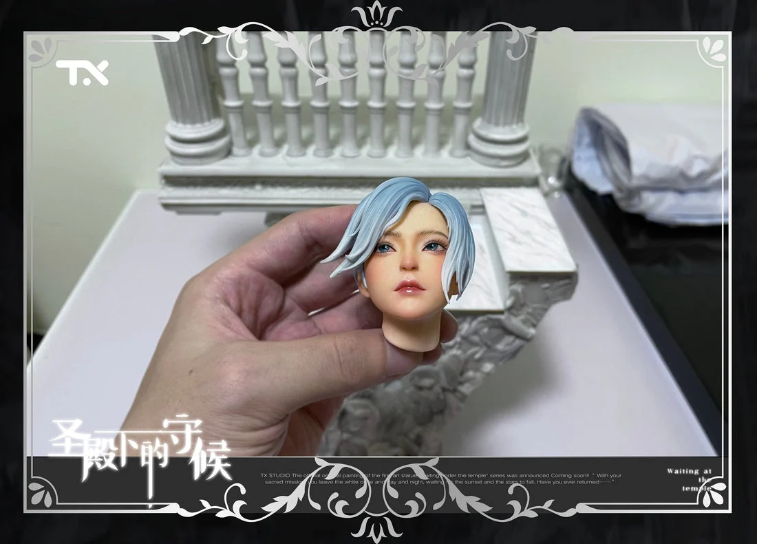 TX Studio Original Waiting at the Temple 14 Scale Licensed Resin PU Statue