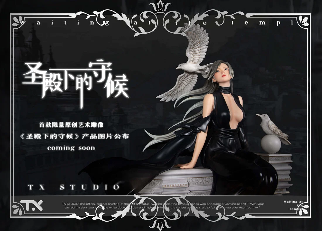 TX Studio Original Waiting at the Temple 14 Scale Licensed Resin PU Statue