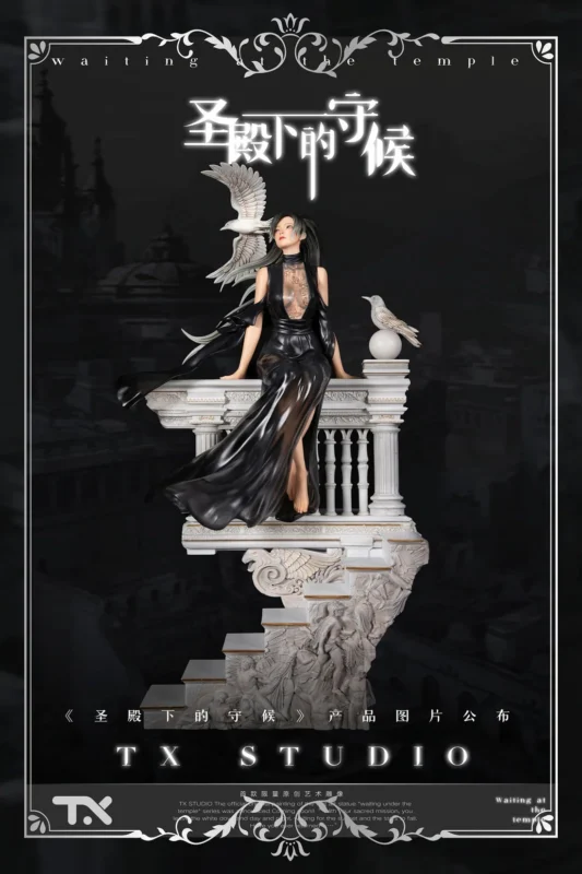 TX Studio Original Waiting at the Temple 14 Scale Licensed Resin PU Statue