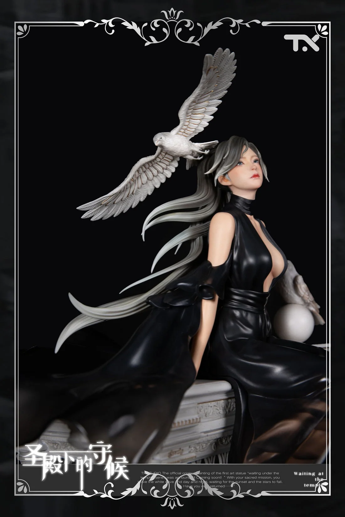 TX Studio Original Waiting at the Temple 14 Scale Licensed Resin PU Statue