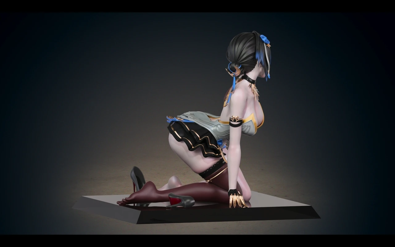 TX2 Studio Snowbreak: Containment Zone Katya Klein Elegant Dancer 1/6 Adult Fan