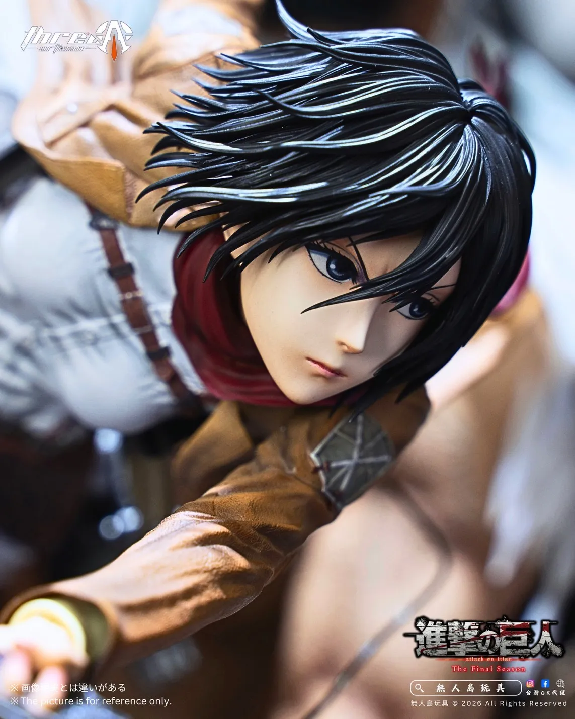 Three Artisan Studio Attack on Titan Mikasa Ackerman