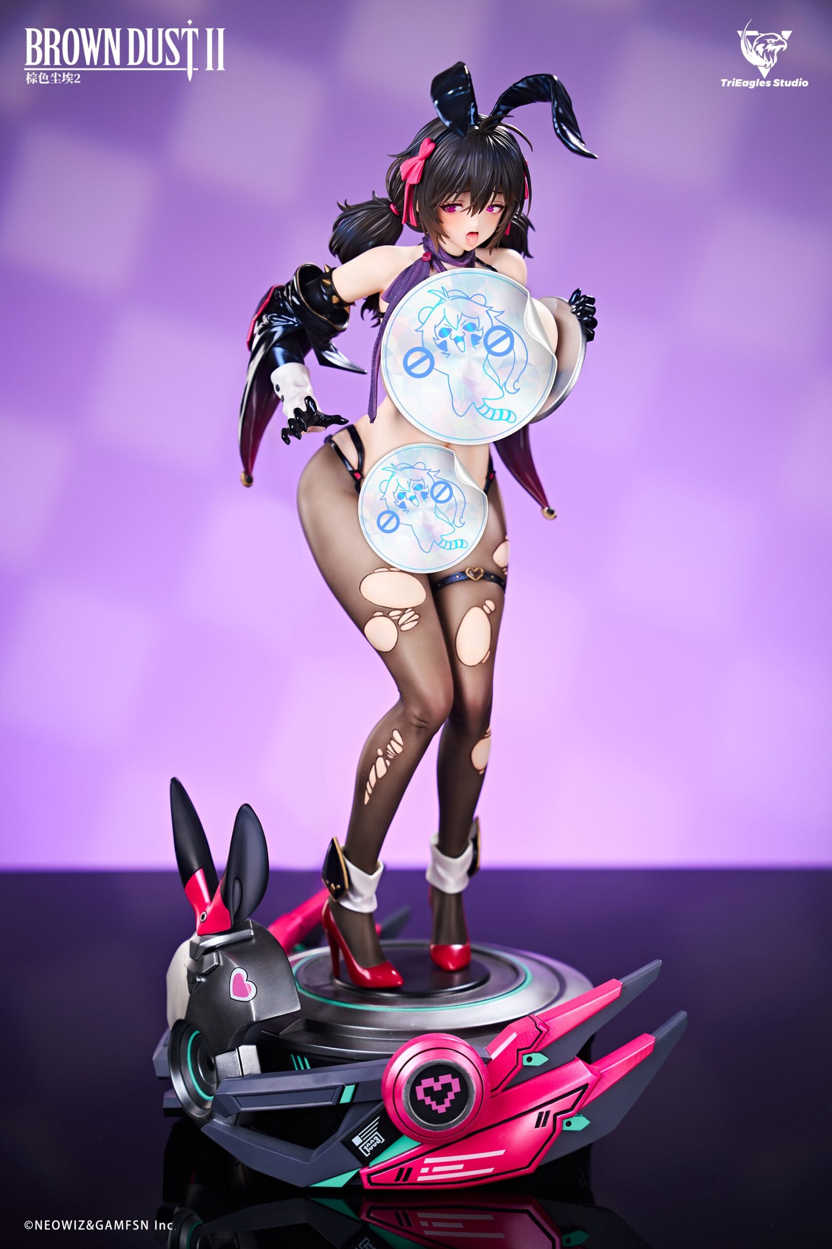 Eclipse Bunny Statue by trieagles studio