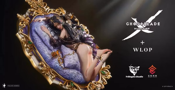 TriEagles Studio Ghost Blade Aeolian Morning 16 Scale Licensed LED Statue