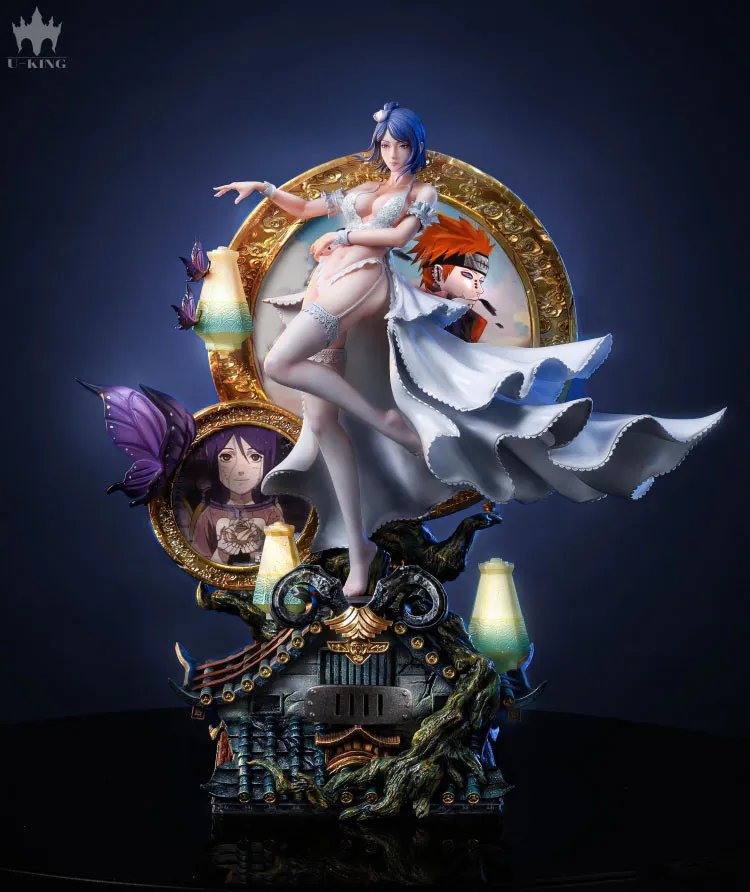 U-King Studio Naruto Konan & Hinata Bride Ver. – 1/6 Scale Resin Statue - Image 2