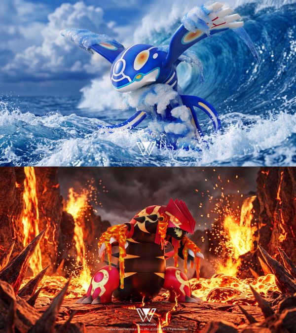 Wonder Studio Pokémon Groudon X Kyogre