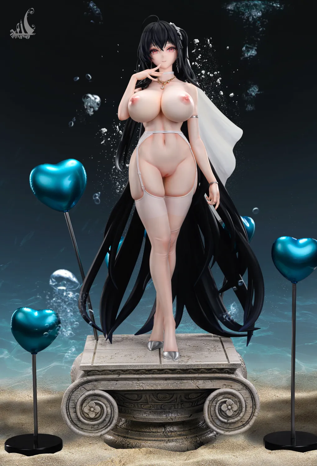 Close view of the IJN Taiho statue