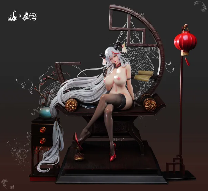 Xpic Studio X Acy Studio Azur Lane KMS Ägir – XP-02 – 1/4 Scale Resin Statue - Image 2