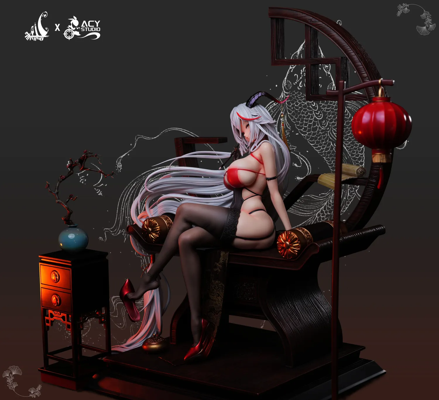 Xpic Studio X Acy Studio Azur Lane KMS Ägir – XP-02 – 1/4 Scale Resin Statue - Image 3
