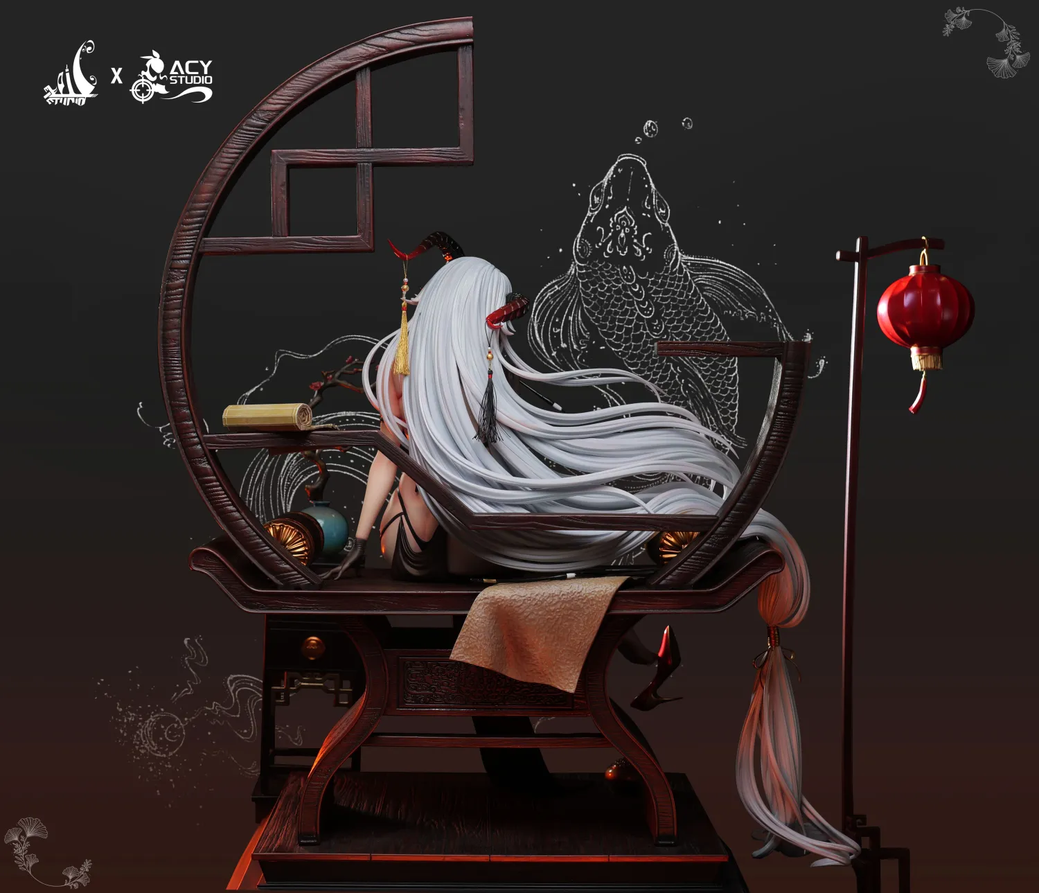 Xpic Studio X Acy Studio Azur Lane KMS Ägir – XP-02 – 1/4 Scale Resin Statue - Image 4