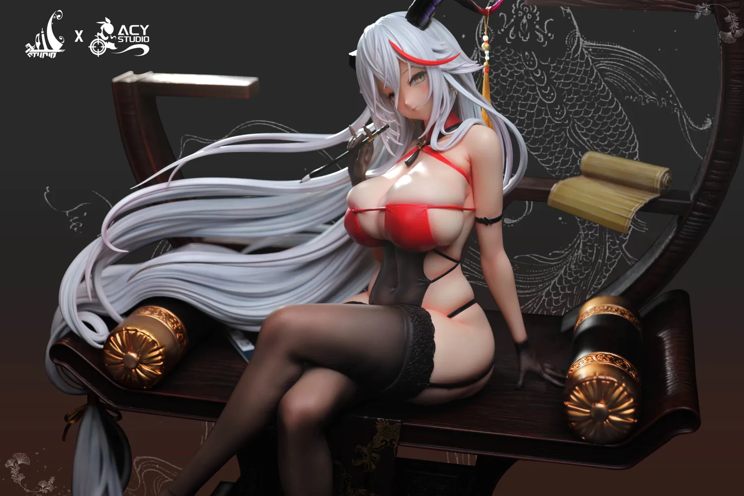 Xpic Studio X Acy Studio Azur Lane KMS Ägir – XP-02 – 1/4 Scale Resin Statue - Image 5