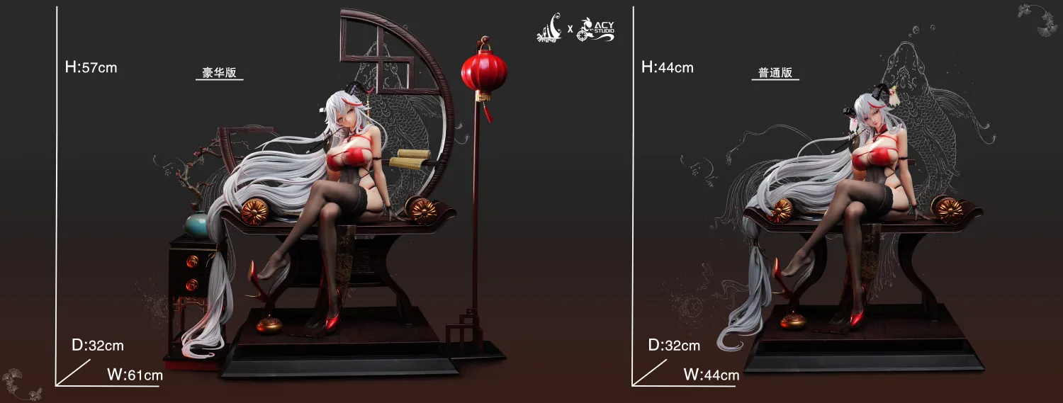 Xpic Studio X Acy Studio Azur Lane KMS Ägir – XP-02 – 1/4 Scale Resin Statue - Image 7