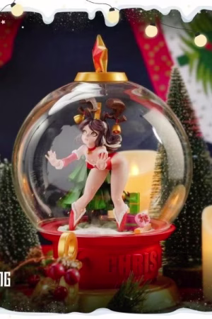 XtremeArts Studio Original Christmas Girl Licensed Resin PU Statue