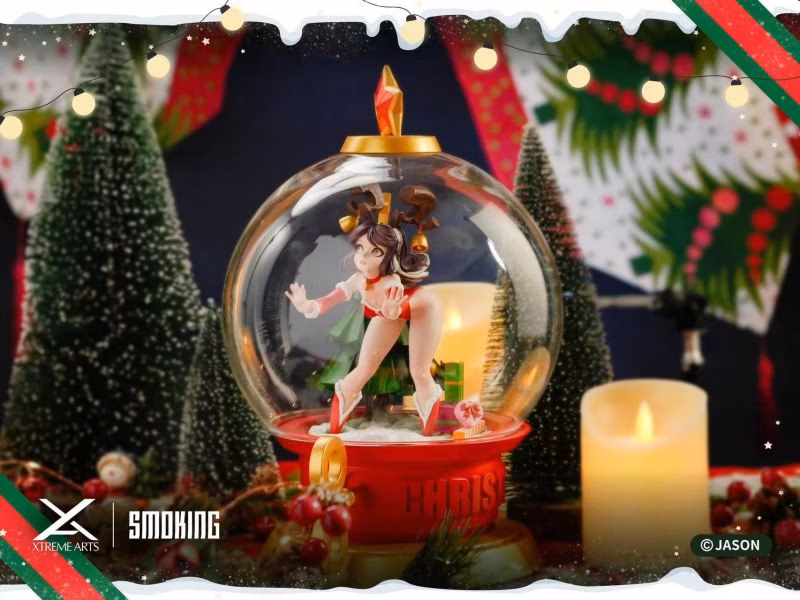 XtremeArts Studio Original Christmas Girl Licensed Resin PU Statue
