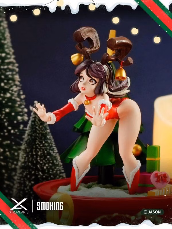 XtremeArts Studio Original Christmas Girl Licensed Resin PU Statue