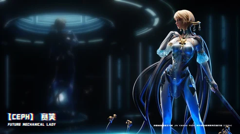 Yi Ci Fang x Polaris Studio Original Future Mechanical Lady
