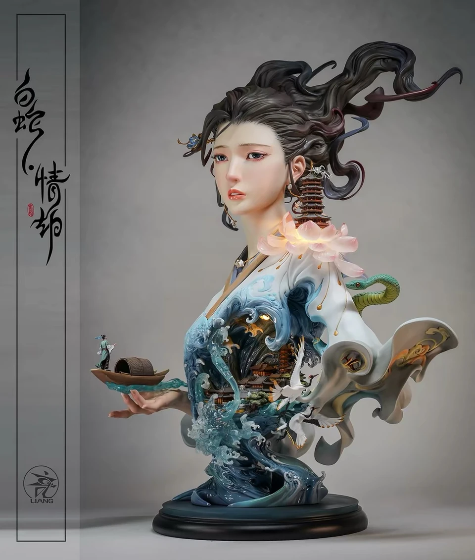 YuanXingLiang Studio 1/6 White Snake Love – Limited Edition Statue