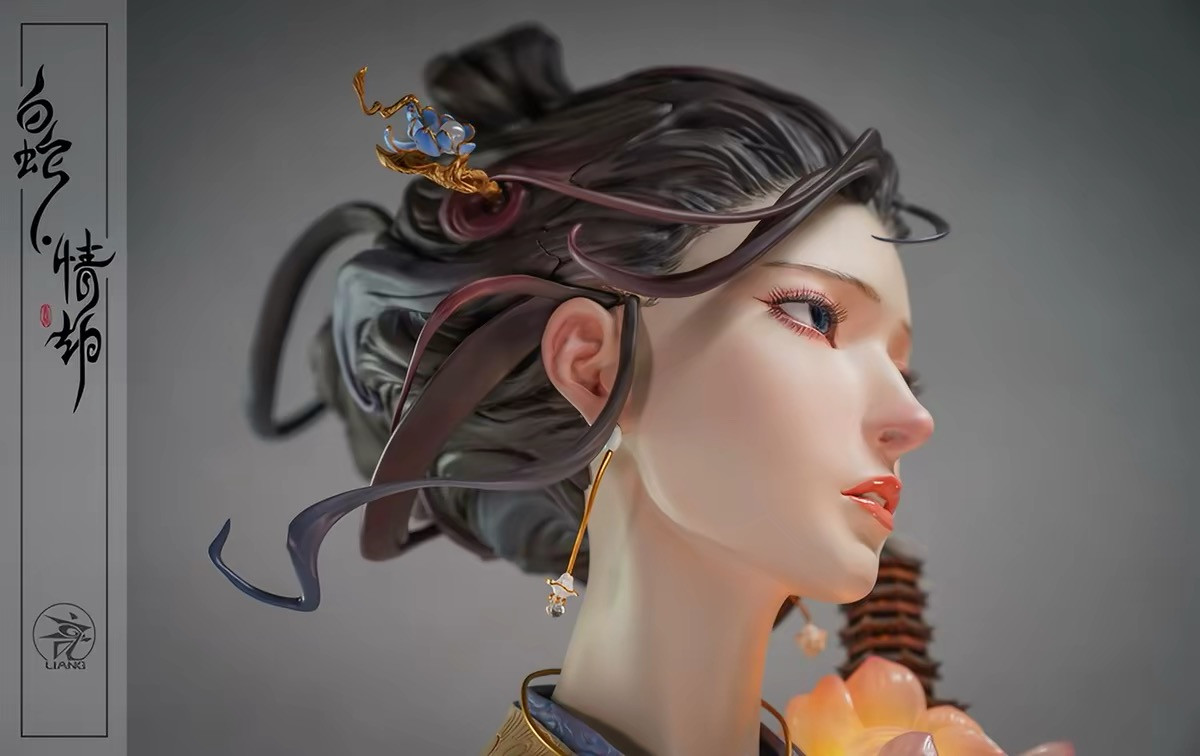 YuanXingLiang Studio 1/6 White Snake Love – Limited Edition Statue