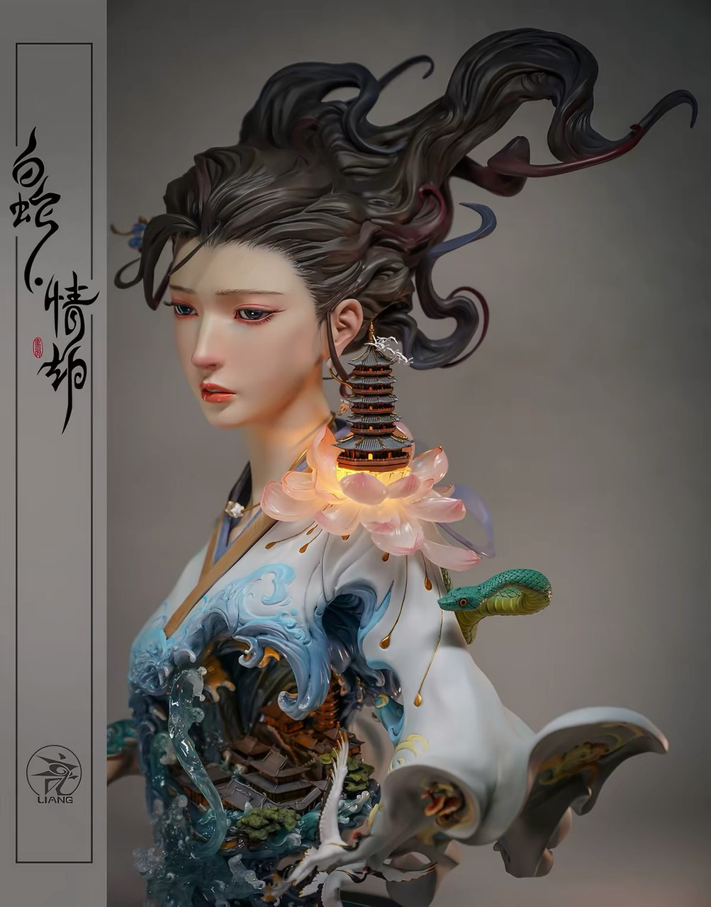 YuanXingLiang Studio 1/6 White Snake Love – Limited Edition Statue