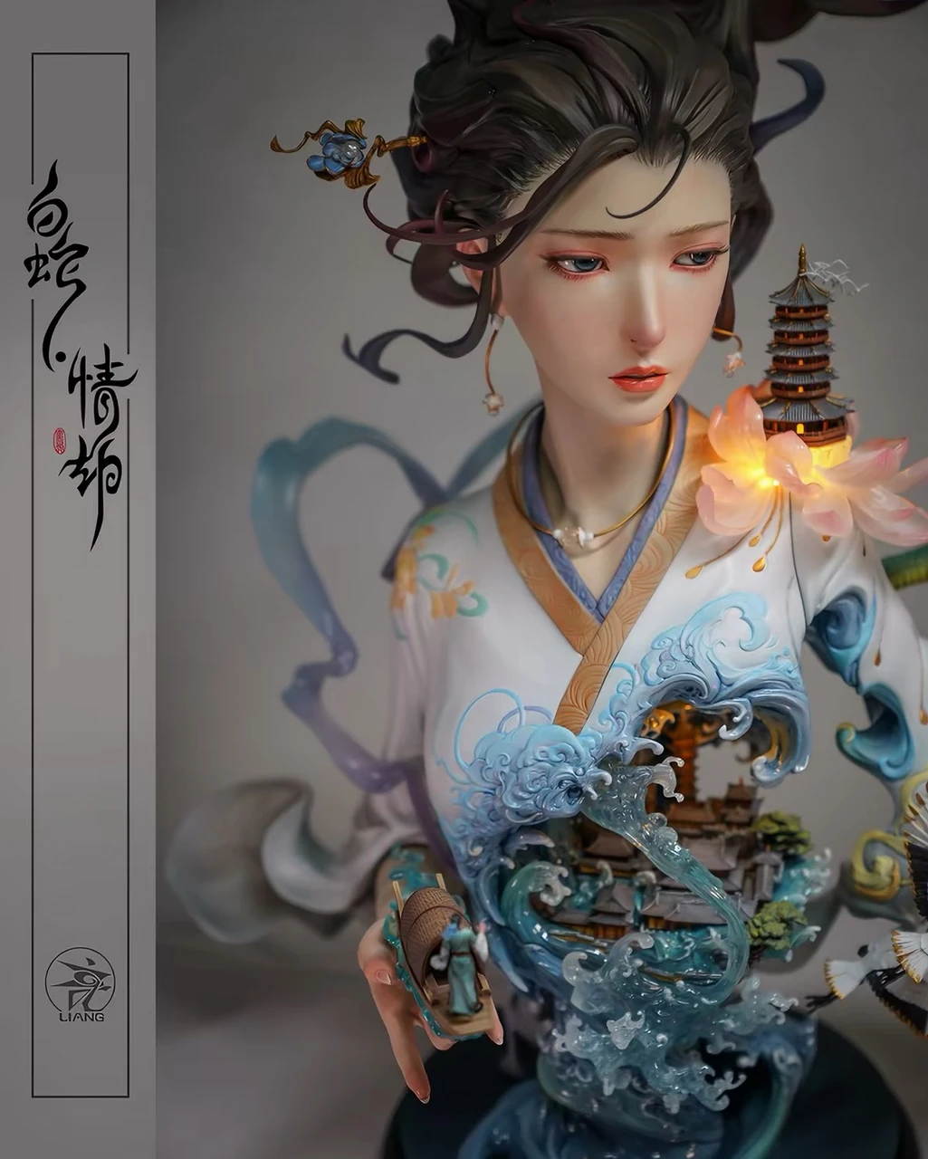 YuanXingLiang Studio 1/6 White Snake Love – Limited Edition Statue