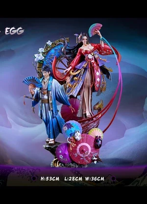 YunQi x EGG Studio One PieceLuffy & Boa Hancock