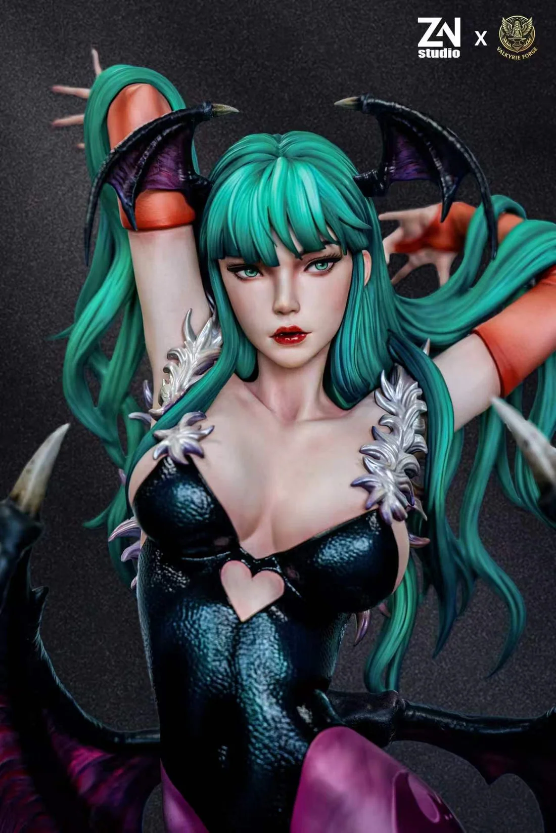Detail of the Morrigan Aensland collectible