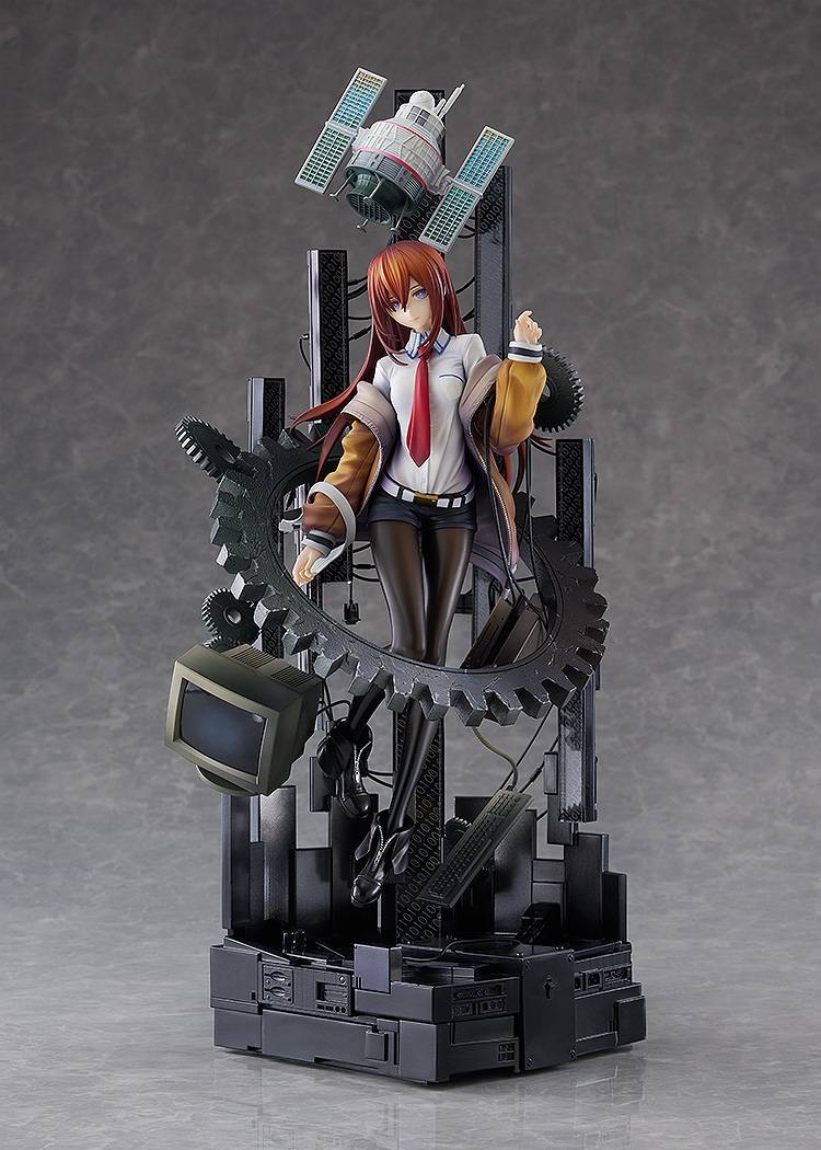 Close view of the Makise Kurisu figure